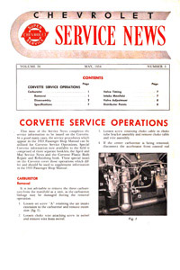 CM456 Carter YH Service Manual - Chevrolet Corvette, Corvair, Champ Lift Truck, Dearborn Marine, Nash