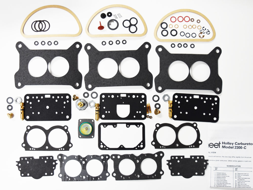 CK787 Carburetor Kit for Chevrolet TriPower, Mopar Six Pack