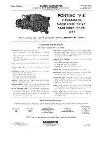 CM32 1957-66 Cadillac and Pontiac Carter AFB Carburetor Manual
